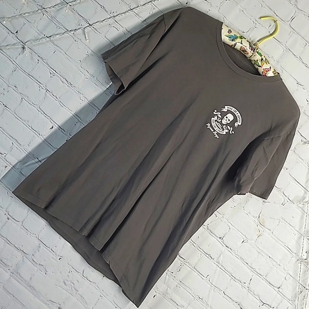 Margaritaville Pirate Pidgeon Forge Tennessee Skull Graphic Print Tshirt Mens M - Picture 4 of 14